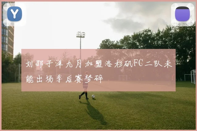 刘邵子洋九月加盟洛杉矶FC二队未能出场季后赛梦碎