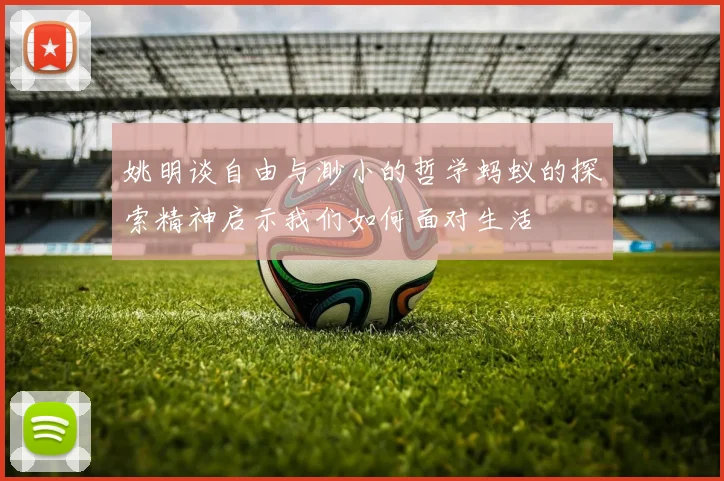 姚明谈自由与渺小的哲学蚂蚁的探索精神启示我们如何面对生活